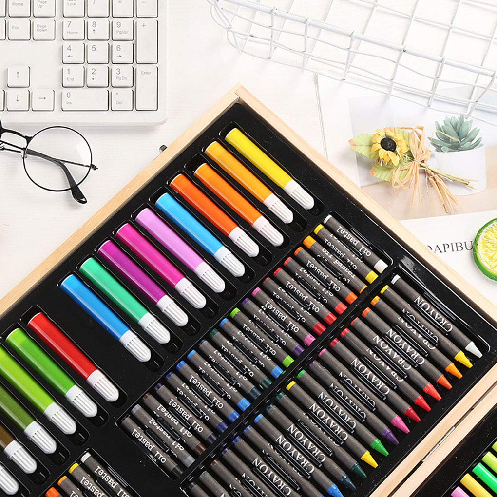 SET COLORES ARTE 180 PIEZAS IDEAL DIBUJAR CREATIVIDAD JER - 2