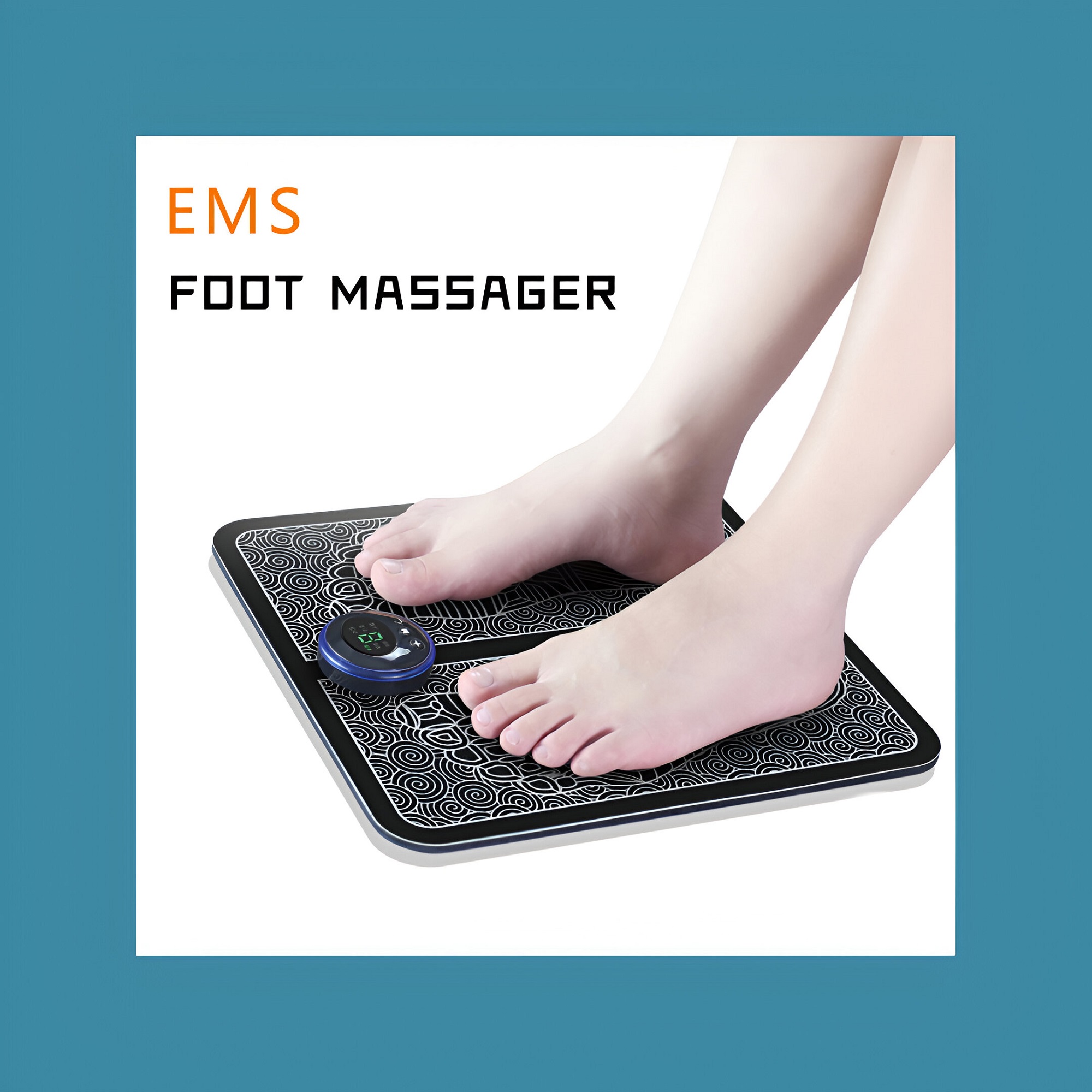 MASAJEADOR PORTÁTIL 2 UNID DOLOR CANSANCIO ESTIMULADOR JER - 5