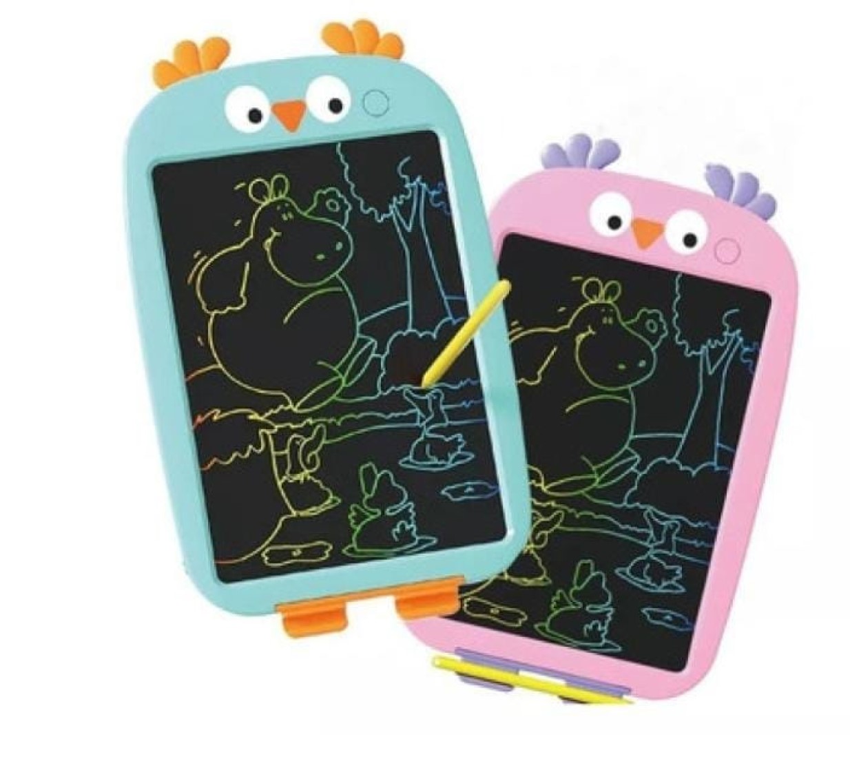 PIZARRA MAGICATABLET LED PLUMON NIÑOS DISEÑOS DIBUJOS LAU - 1