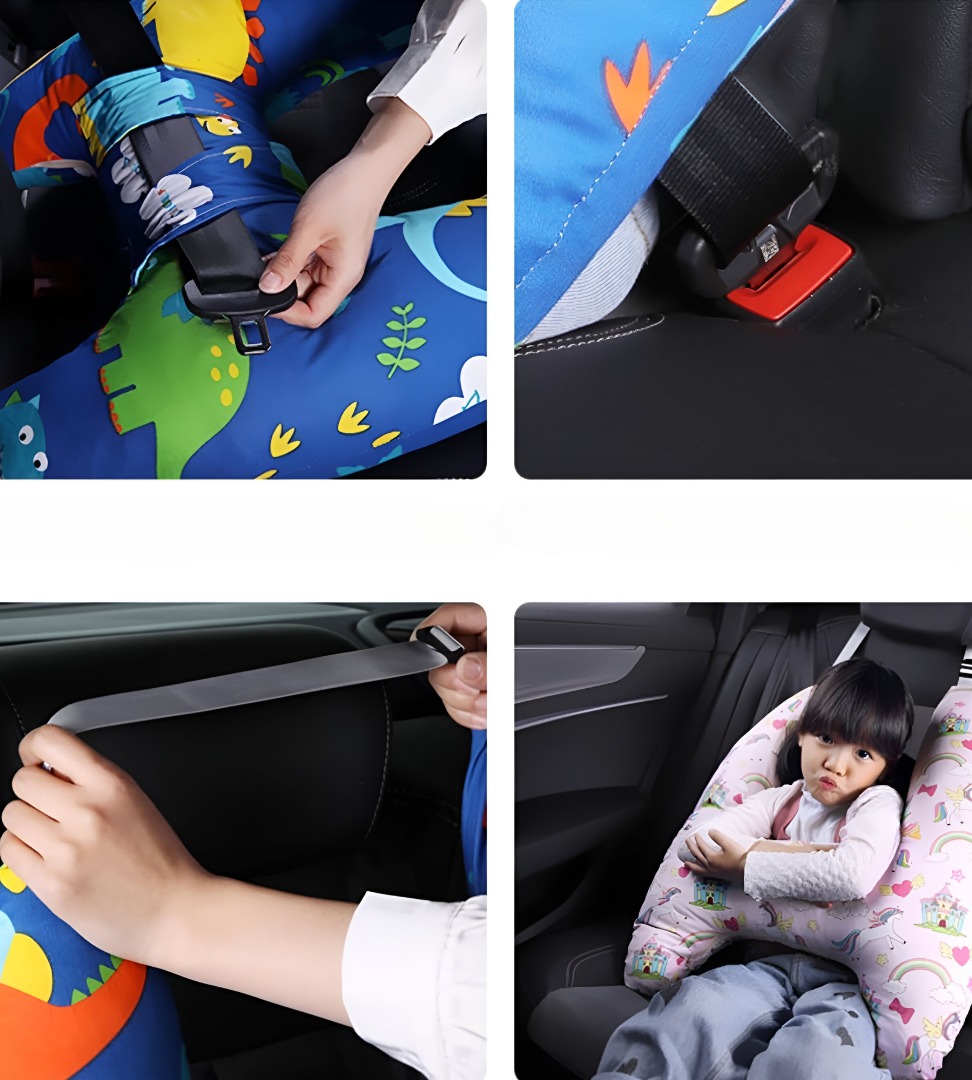 SOPORTE CABEZA ALMOHADA SILLA COCHE SEGURIDAD BEBES NIÑO LAU - 2