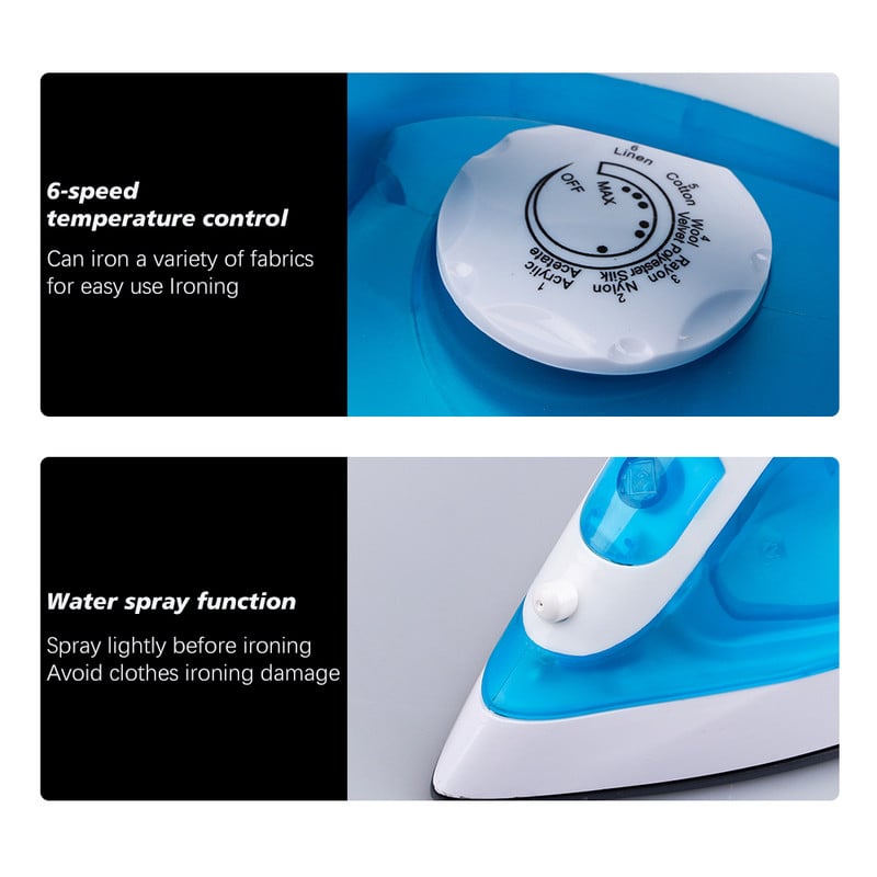 PLANCHA VAPORIZADOR 1200W ROPA ANTIADHERENTE HOGAR LAU - 5
