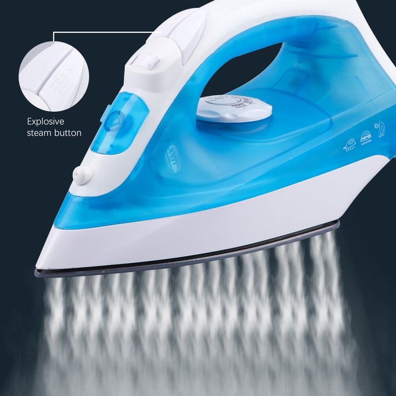 PLANCHA VAPORIZADOR 1200W ROPA ANTIADHERENTE HOGAR LAU - 8