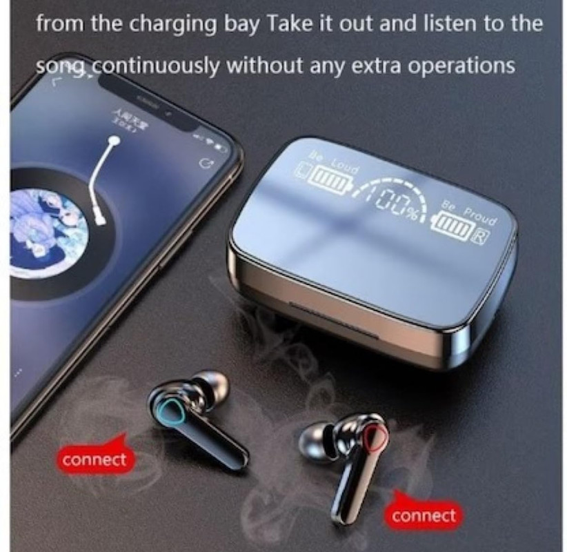 AUDIFONOS AURICULARES M19 BLUETOOTH MUSICA INALAMBRICO LAU - 6