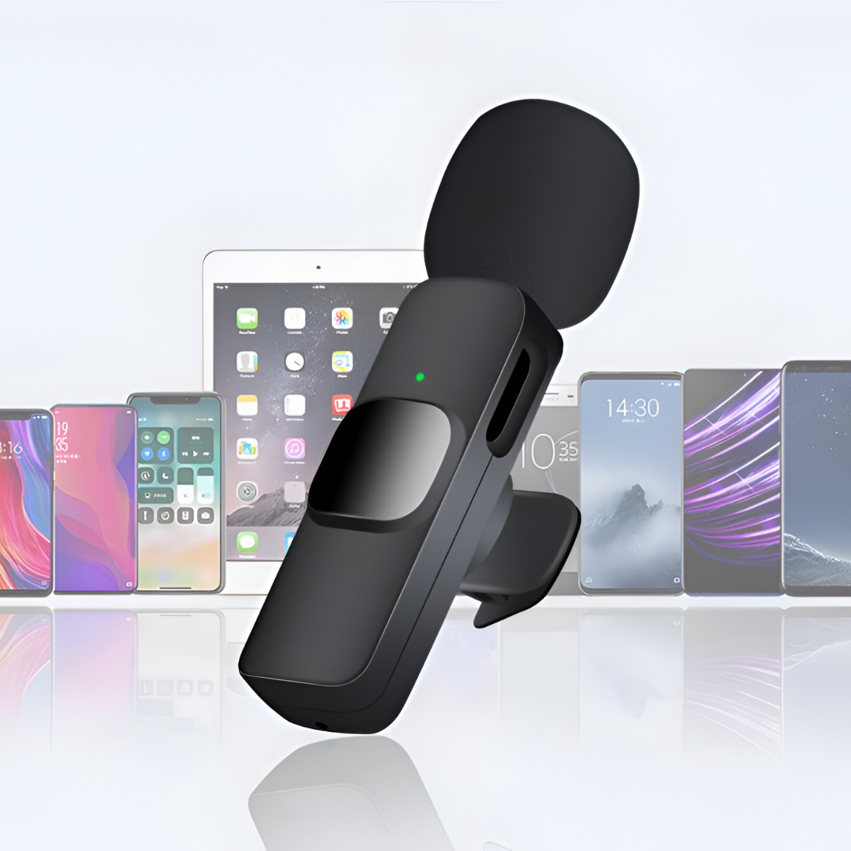 MICRÓFONO INALÁMBRICO LAVALIER CLIP TIPO C PLUG-PLAY - 5