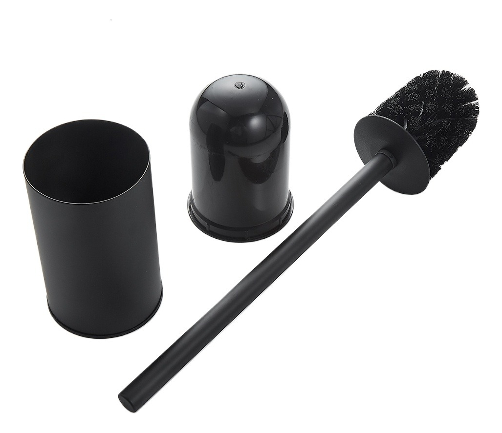 ESCOBILLA INODORO SOPORTE LIMPIEZA BAÑO BASE COMPACTO - 2