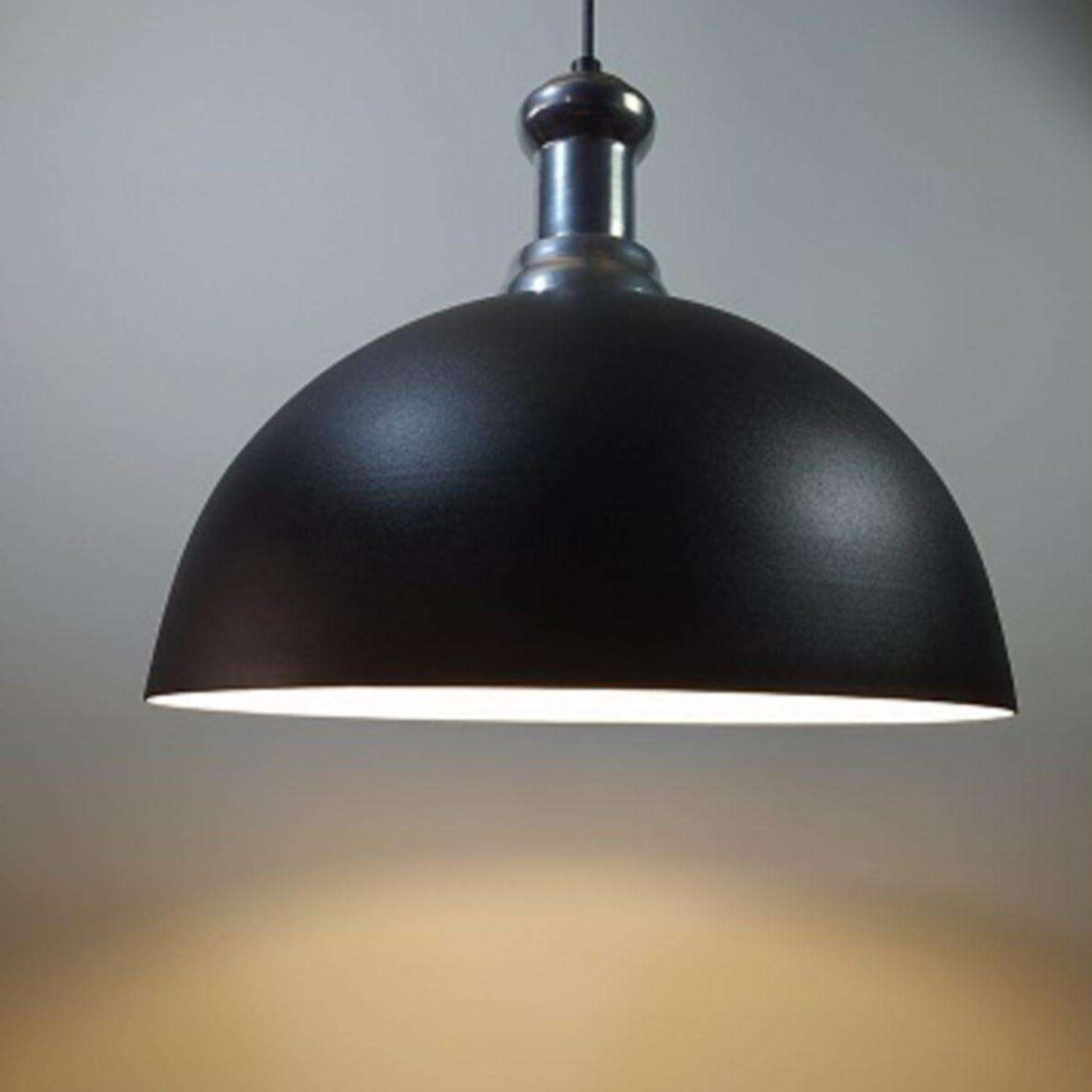 LÁMPARA COLGANTE PANTALLA METAL ESTILO RETRO INDUSTRIAL - 3
