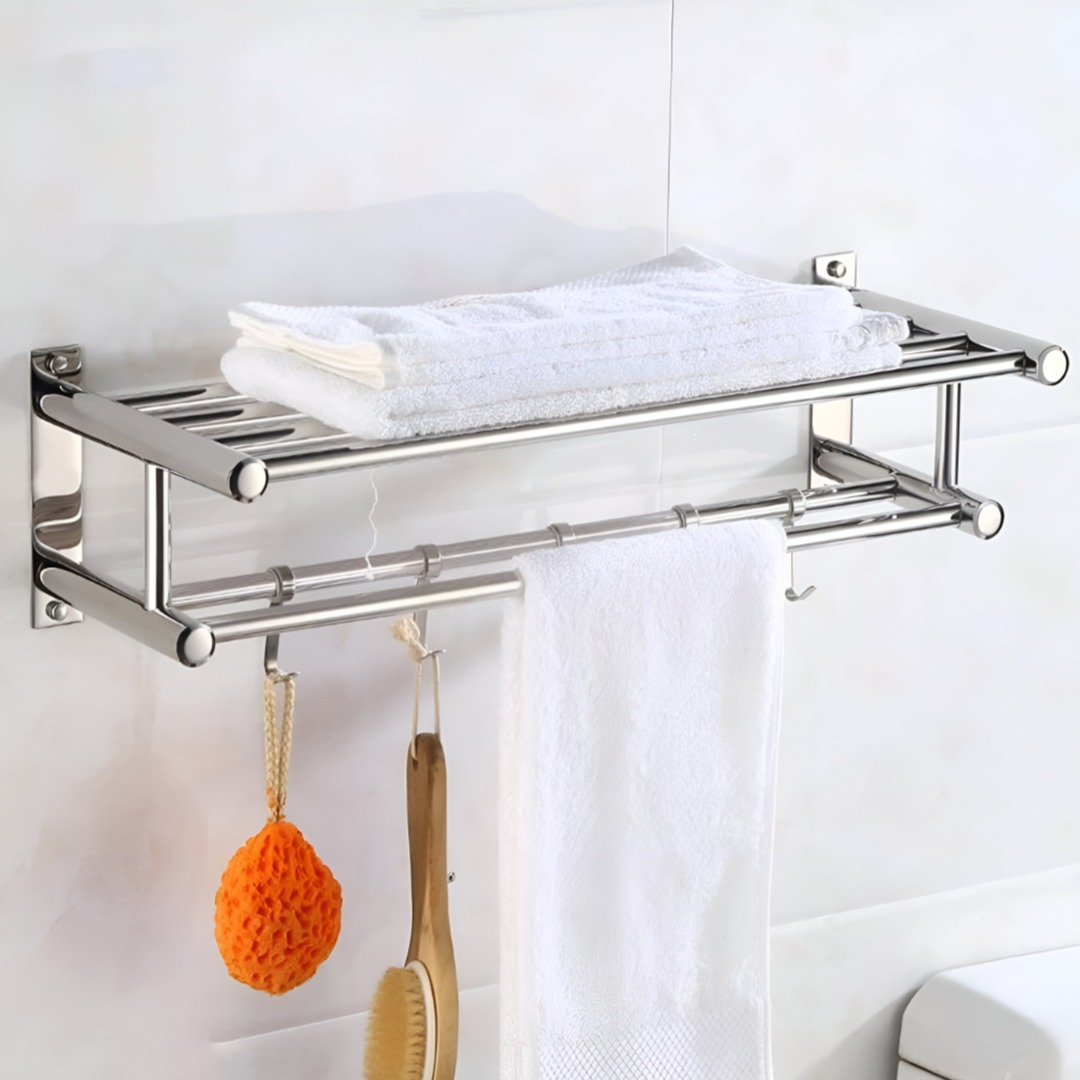 ESTANTE ORGANIZADOR BAÑO SOPORTE MULTIFUNCIÓNAL PRÁCTICO - 4