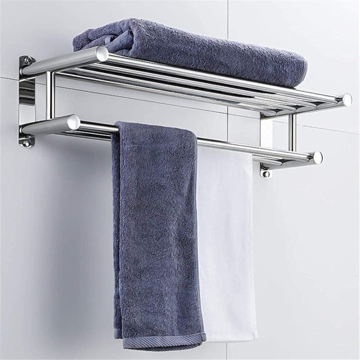 ESTANTE ORGANIZADOR BAÑO SOPORTE MULTIFUNCIÓNAL PRÁCTICO - 6