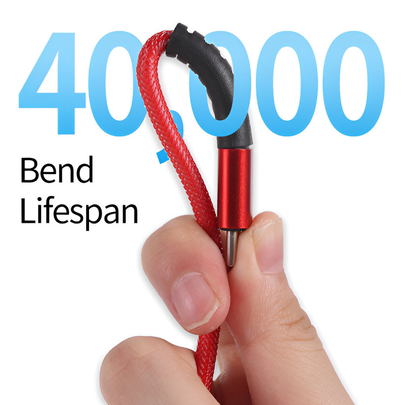 SET 4 CABLES USB A TO C CARGA RAPIDA DATOS CELULARES LAU - 4