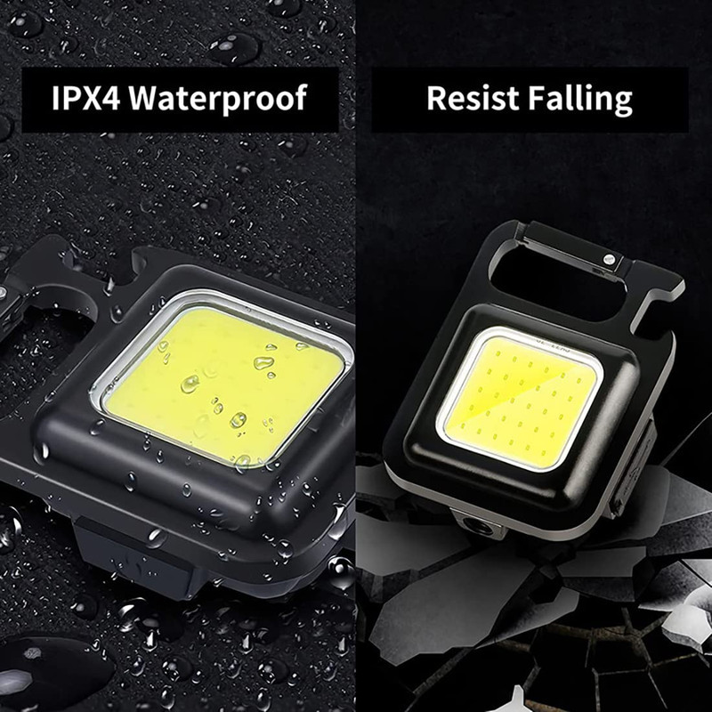 SET ZZKKO LED 5 LINTERNA LLAVERO PORTATIL MAGNETICA COMPACTA LAU - 4