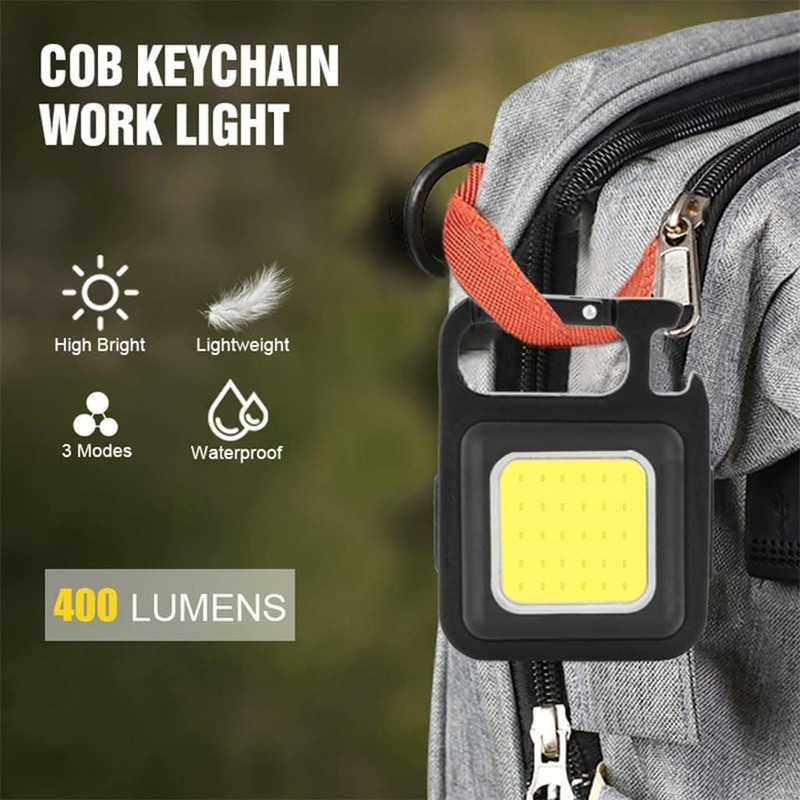 SET ZZKKO LED 5 LINTERNA LLAVERO PORTATIL MAGNETICA COMPACTA LAU - 5