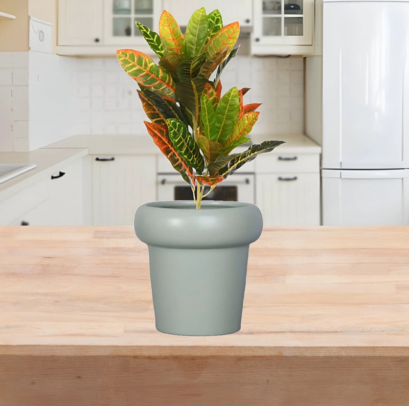 MACETA PLANTAS TERRACACOTA PEQUEÑA ESCRITORIO HOGAR LAU - 6