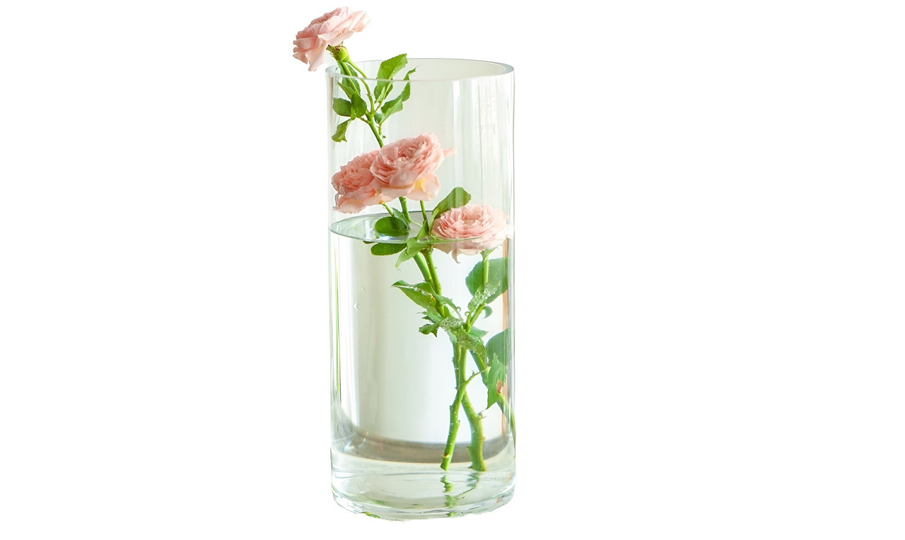 JARRO VIDRIO PLANTA FLORES DECORA COCINA SALA LAU - 2