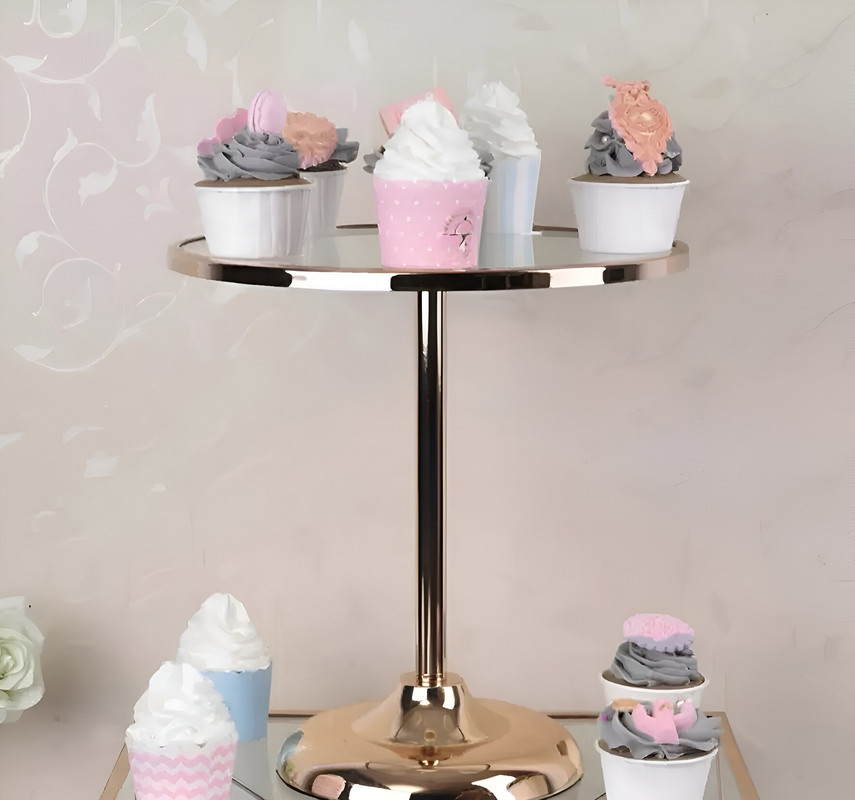 SOPORTE REDONDE POSTRES MESA EXHIBICION DULCES FRUTAS LAU - 5