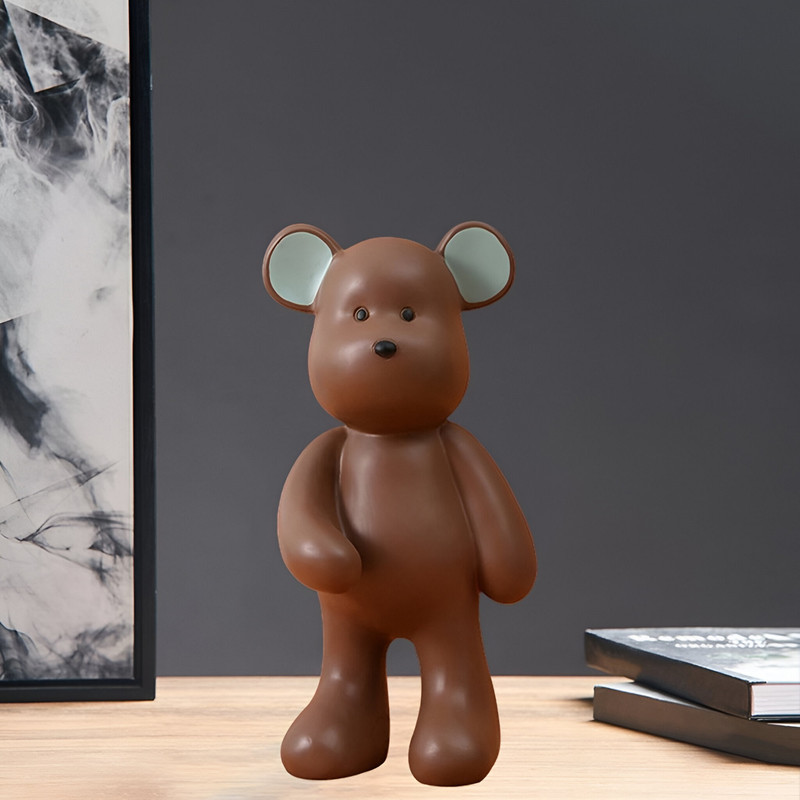 DECORACION OSO CERAMICA ADORNO ESCRITORIO NIÑOS LAU - 4