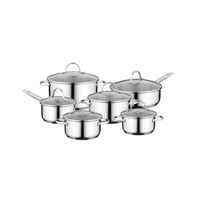 JUEGO OLLAS COCINA INDUCCIÓN CACEROLAS SARTÉN LAU - 4