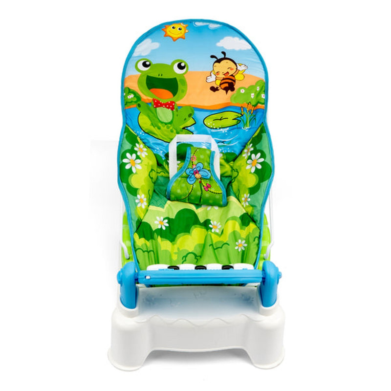 SILLA ZZKKO MECEDORA MUSICAL MODERNA RED ANTIMOSQUITOS BEBÉ LAU MULTICOLOR - 3