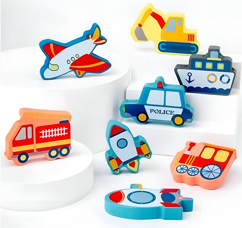 ROMPECABEZAS ZZKKO MULTICOLOR NUMERICO LETRAS FIGURAS EDUCATIVO NIÑOS LAU - 1