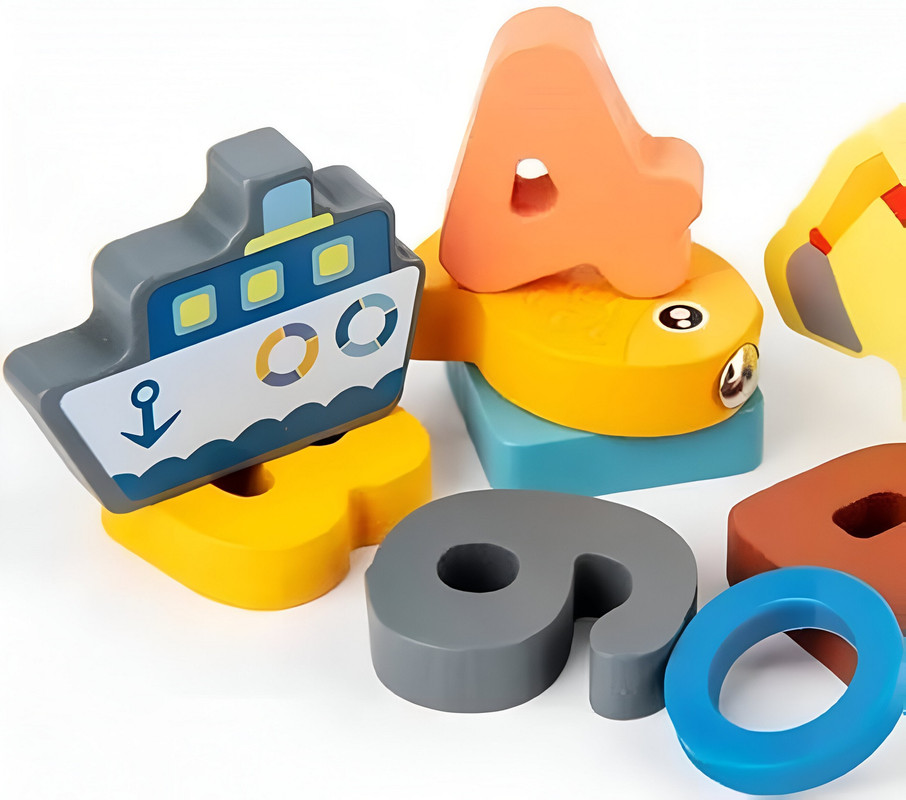 ROMPECABEZAS ZZKKO MULTICOLOR NUMERICO LETRAS FIGURAS EDUCATIVO NIÑOS LAU - 6