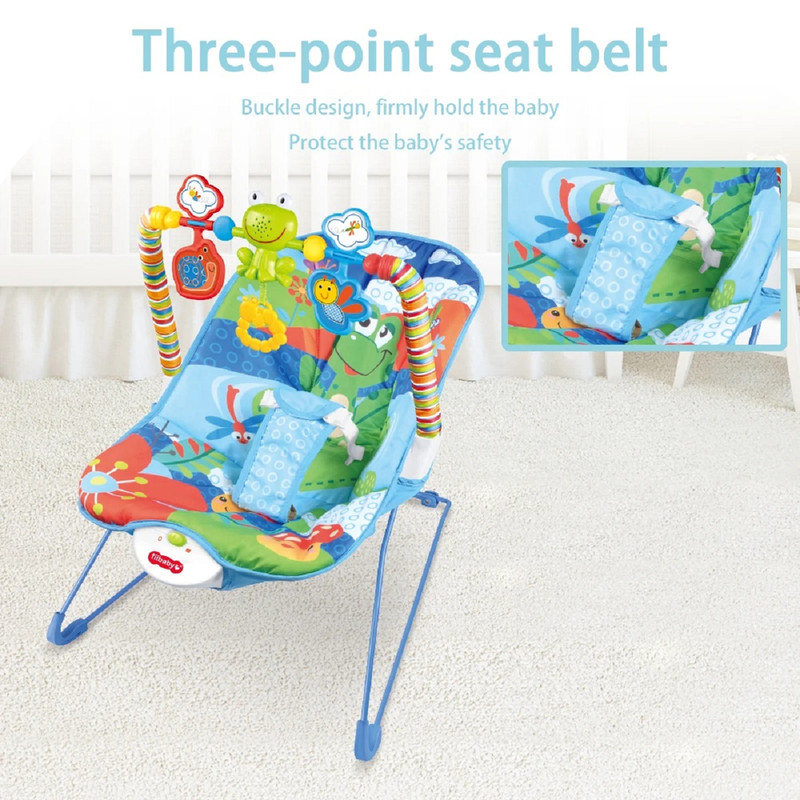 SILLA ZZKKO MECEDORA MULTIFUNCIONAL RECLINABLE BEBÉS NIÑOS LAU MULTICOLOR - 3