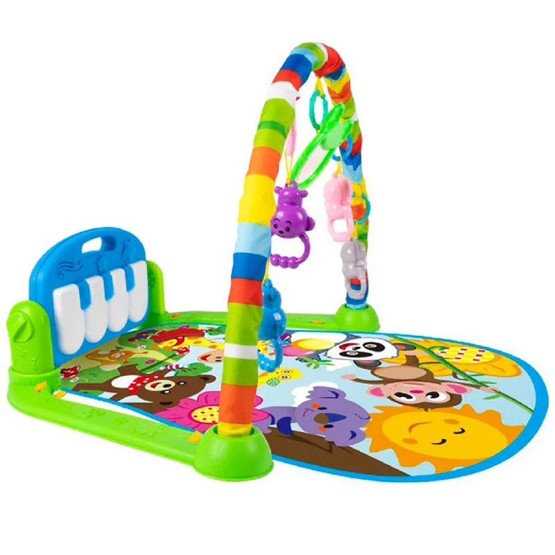 GIMNASIO ZZKKO ACTIVIDAD BEBÉ PIANO PATALEO ESTERILLA INFANTIL LAU MULTICOLOR - 8