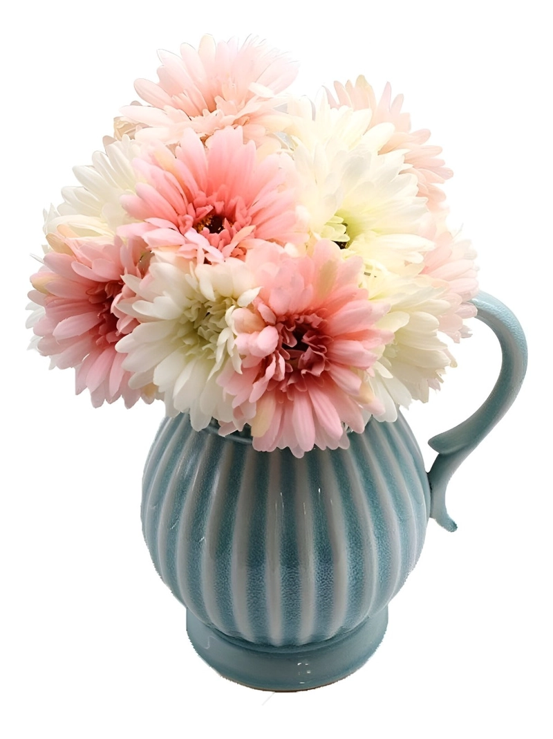 MARGARITAS ARTIFICIALES DECORATIVAS GERBERA SET DE 3 JHN - 1