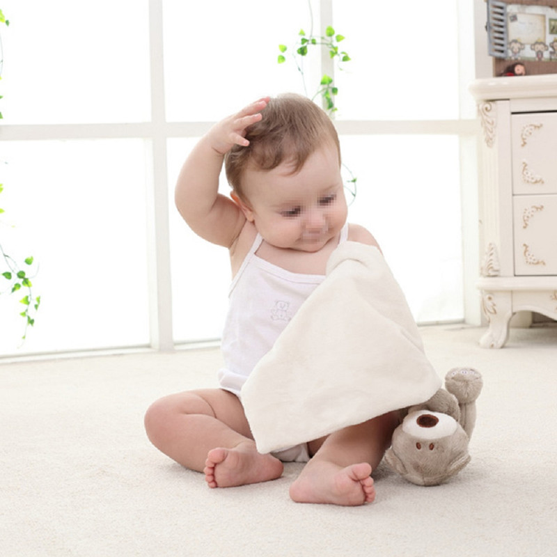 SET 2 TOALLA CALMANTE MANTA SUAVE PELUCHE BEBE LAU - 8