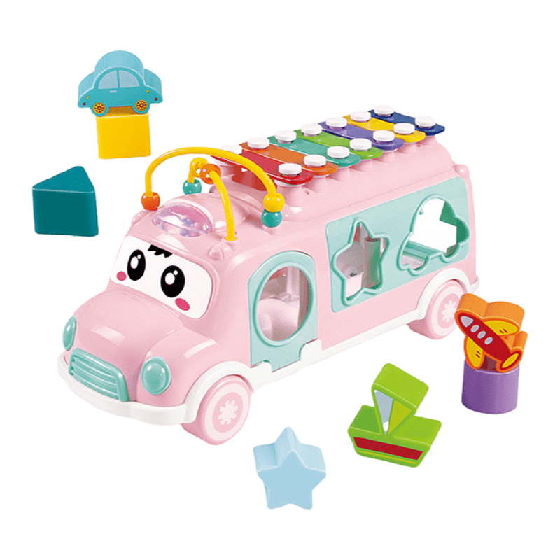 JUGUETE XILÓFONO OOPSI COLORIDO AUTOBÚS MÚSICAL NIÑOS BEBÉS LAU NUEVO - 7
