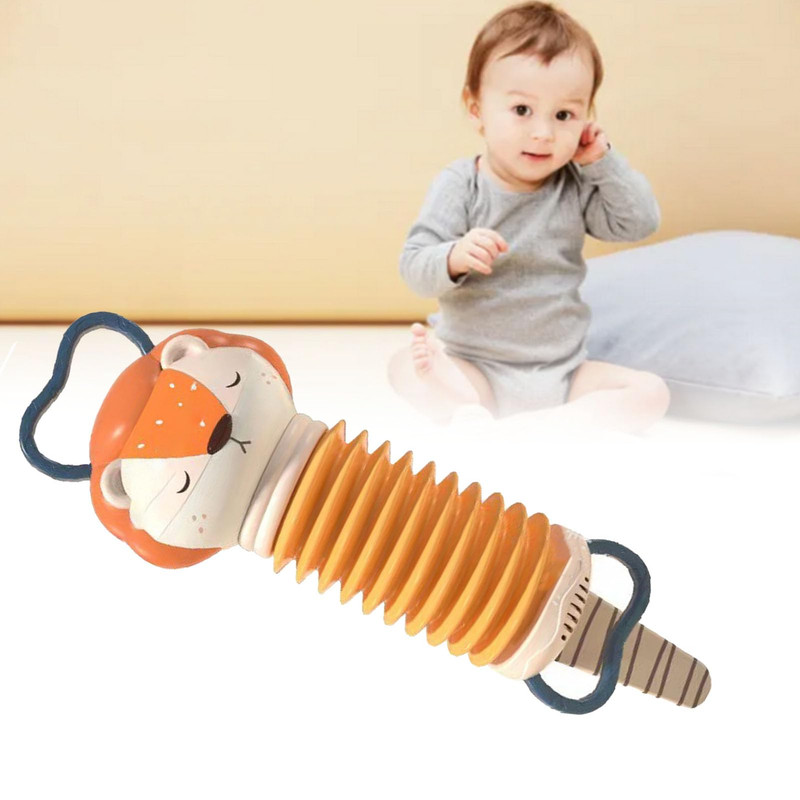 PELUCHE BFT JUGUETE ACORDEÓN SONIDO SENSORIAL LEÓN NIÑOS LAU - 1