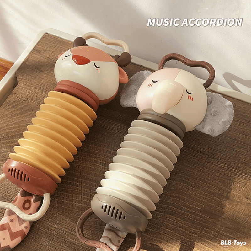 PELUCHE BFT JUGUETE ACORDEÓN SONIDO SENSORIAL LEÓN NIÑOS LAU - 8