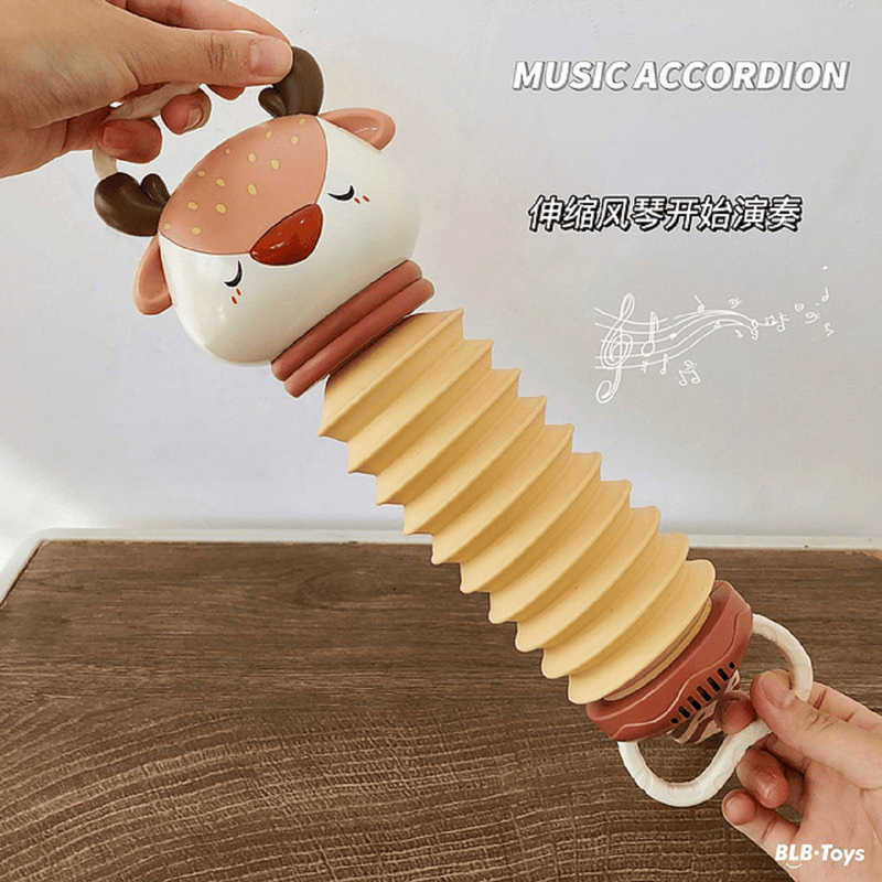 PELUCHE BFT JUGUETE ACORDEÓN SONIDO SENSORIAL LEÓN NIÑOS LAU - 9