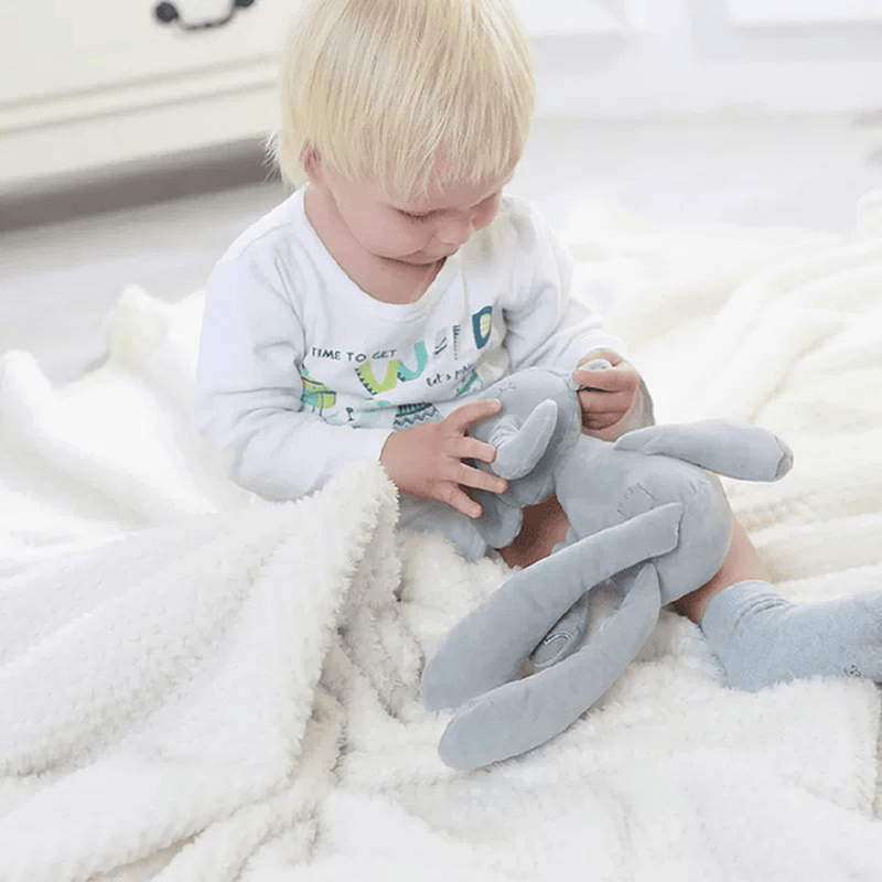SET BFT 2 PELUCHE CONEJO ELEFANTE ADORABLE DECORACIÓN NIÑOS LAU - 7