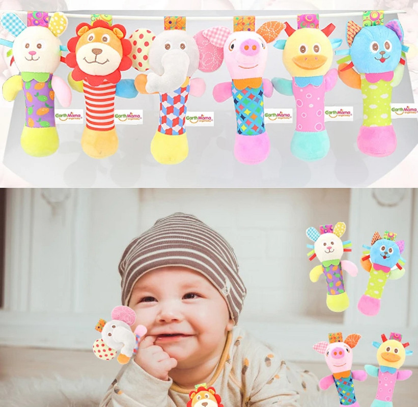 SET BFT 3 SONAJERO MUÑECA TOBILLO SENSORIAL PELUCHE COCHE LAU - 2