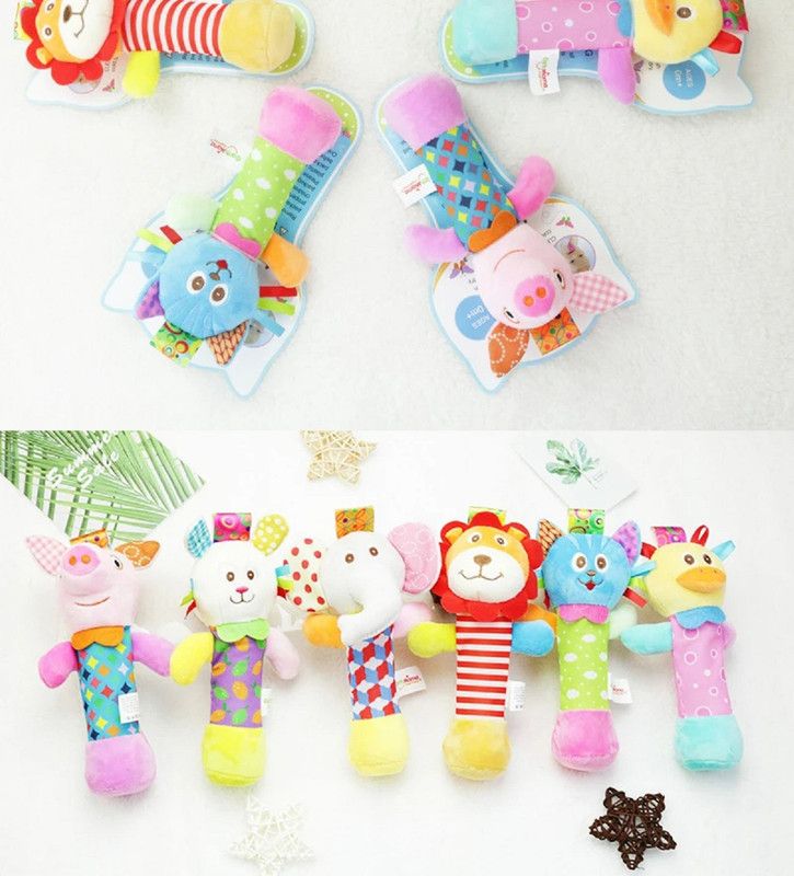SET BFT 3 SONAJERO MUÑECA TOBILLO SENSORIAL PELUCHE COCHE LAU - 4