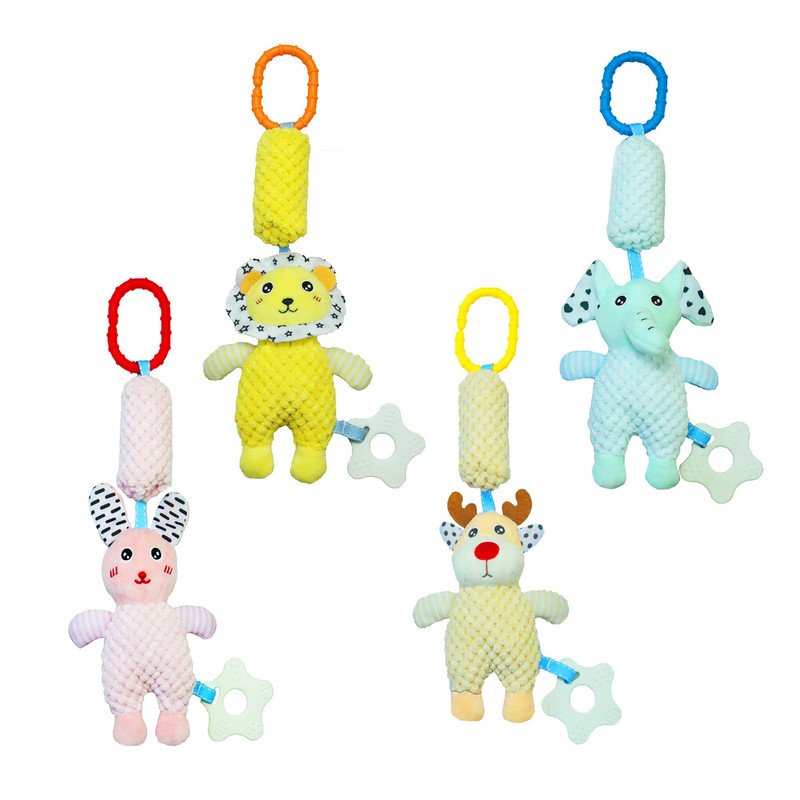 SET BFT 2 SONAJERO COCHE CUNA SENSORIAL PELUCHE BEBE LAU - 7