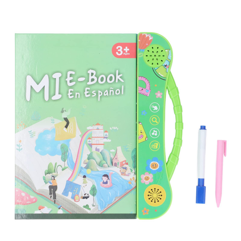 JUGUETE LIBRO APRENDIZAJE INGLES ESPAÑOL SONIDO NIÑOS LAU - 1