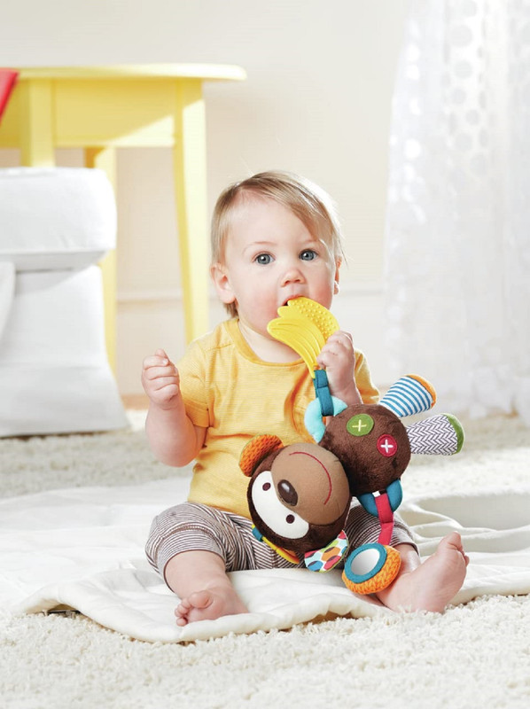 MORDEDOR BFT PELUCHE SENSORIAL ESTIMULACIÓN COLGANTE BEBÉS LAU MULTICOLOR - 2