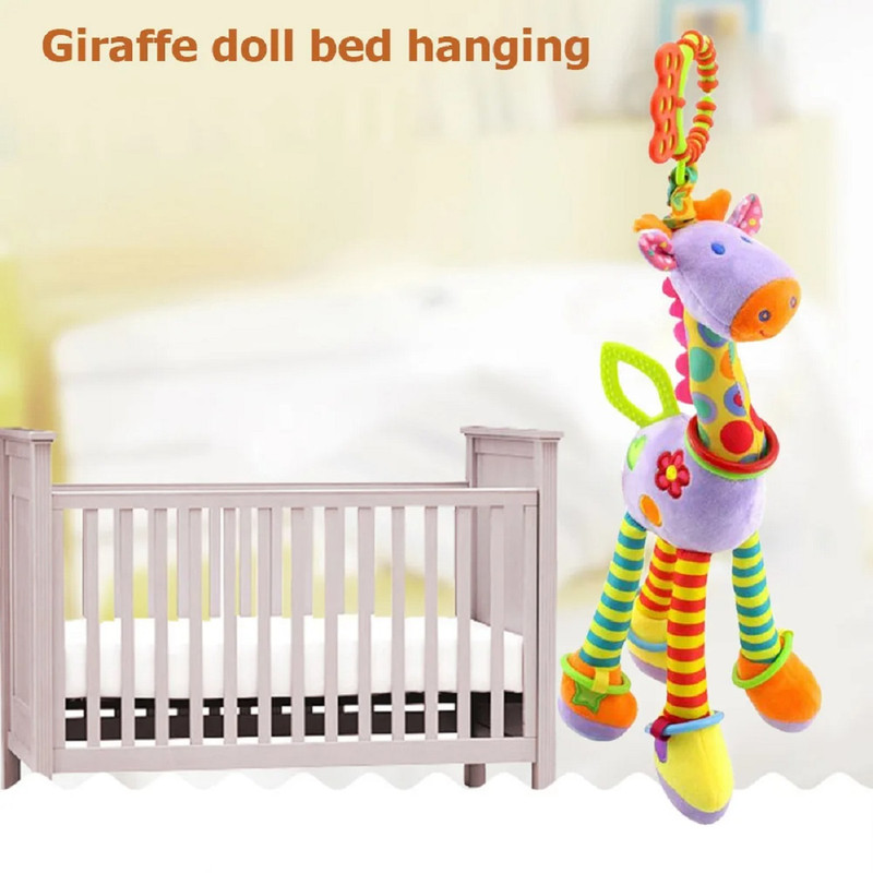 SONAJERO BFT JIRAFA MUÑECO PELUCHE COLGANTE COCHE CUNA LAU - 4