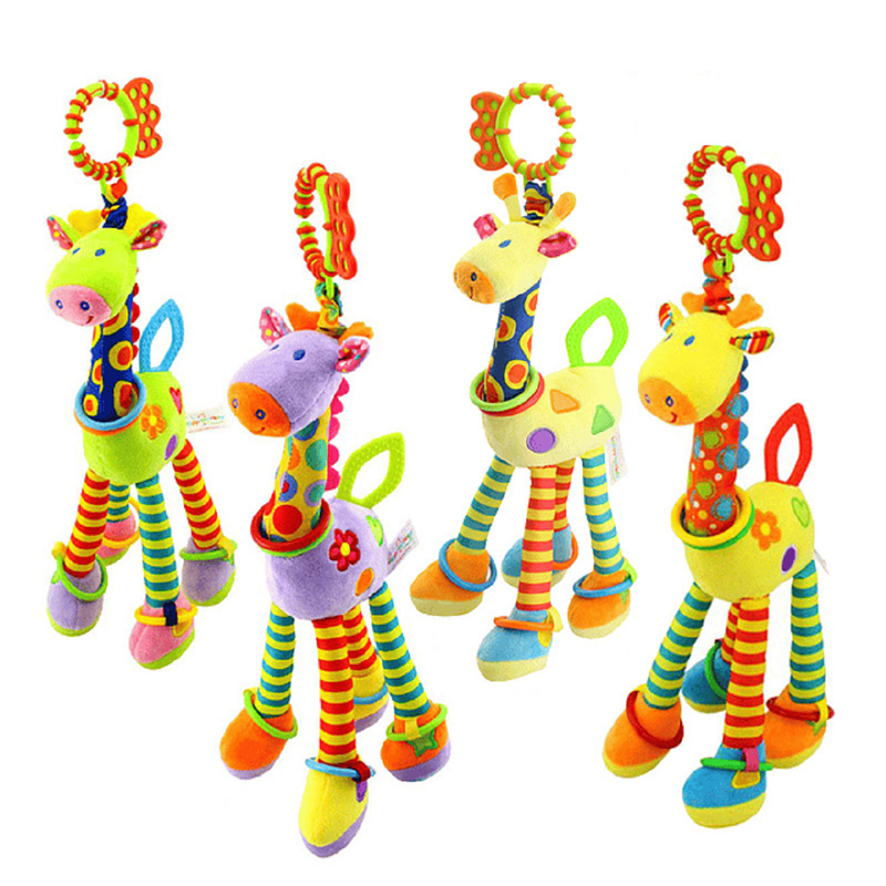 SONAJERO BFT JIRAFA MUÑECO PELUCHE COLGANTE COCHE CUNA LAU - 9