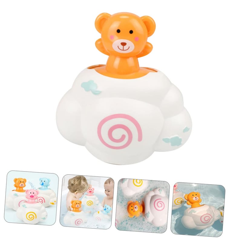 SET BFT 6 JUGUETE BAÑO CHORRO AGUA DIVERTIDO BEBÉS DUCHA LAU - 2