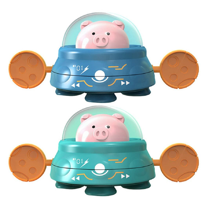 SET BFT 3 JUGUETES BAÑO CUERDA CHANCHITO DIVERSION NIÑOS LAU - 5