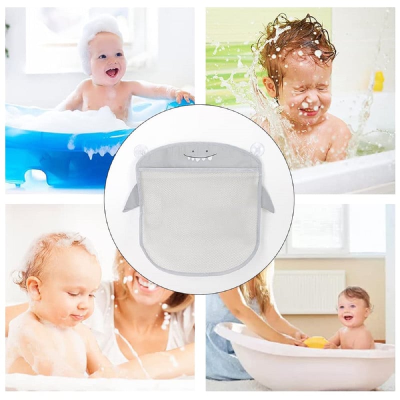 SET BFT 4 BOLSAS JUGUETES MALLA BAÑO ORGANIZADORA BEBÉ LAU - 2
