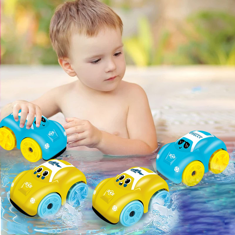 SET BFT 6 JUGUETES CARRITO AGUA BAÑO DUCHA DIVERTIDO NIÑOS LAU - 5