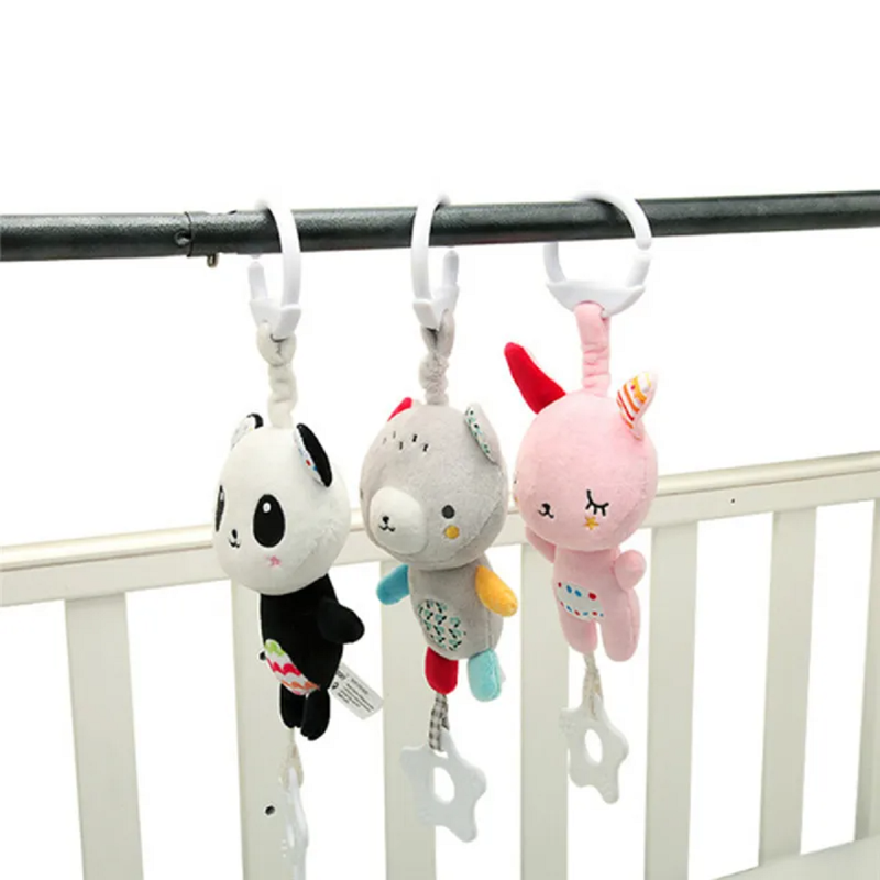 SET BFT 2 SONAJERO PELUCHE JUGUETE FELPA COCHE CUNA BEBÉS LAU MULTICOLOR - 6