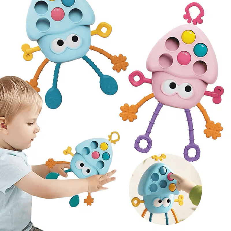 SET A95X 3 MORDEDOR JUGUETE ESTIMULACIÓN SENSORIAL BEBÉS LAU MULTICOLOR - 8