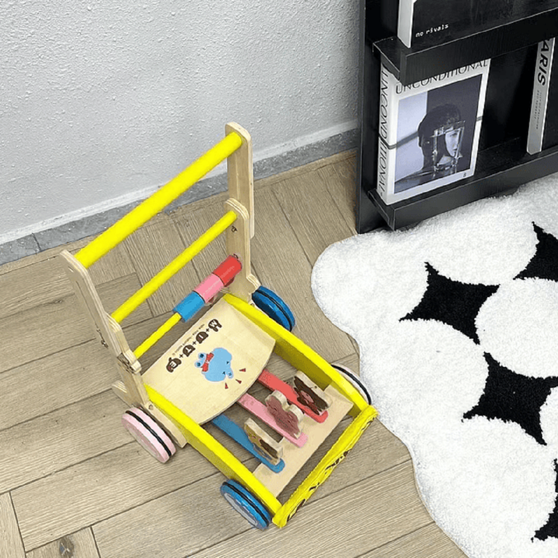 ANDADOR A95X MADERA 2EN1 EMPUJAR COCHECITO PRIMER PASO NIÑOS LAU - 7
