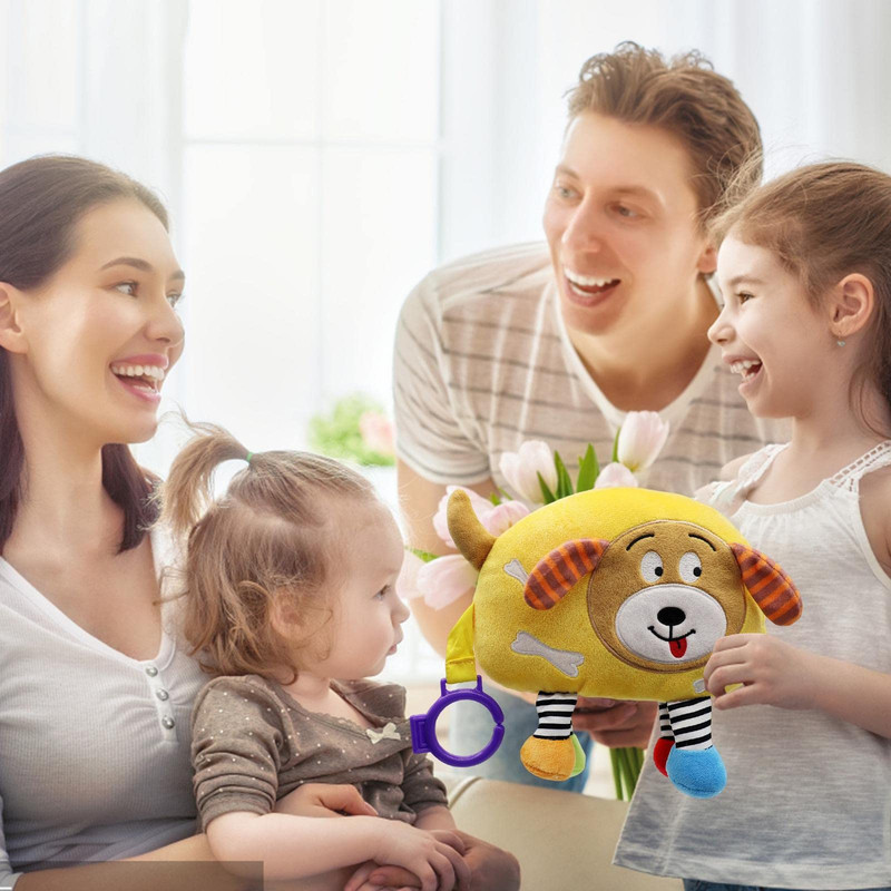 JUGUETES LIBROS A95X TELA INTERACTIVOS APRENDIZAJE BEBÉS LAU MULTICOLOR - 2