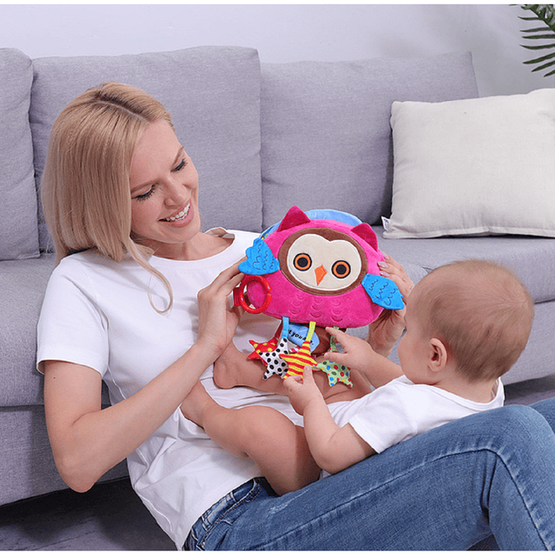 JUGUETES LIBROS A95X TELA INTERACTIVOS APRENDIZAJE BEBÉS LAU MULTICOLOR - 5