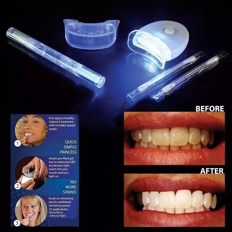 SET 2 BLANQUEAMIENTO BUCAL DIENTES DENTAL HIGIENE WHITE LAU - 6
