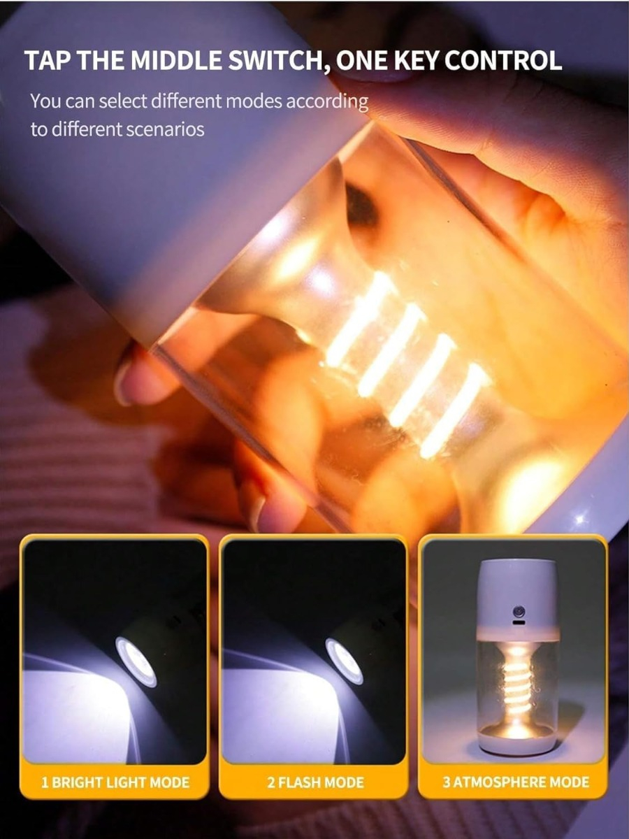 LAMPARA MESA SC LED CAMPING LUZ RECARGABLE EXTERIORES LAU - 5